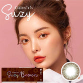 Clalen Iris 1 Day Suzy Brown Daily Colored Contact Lenses (30 Pack)